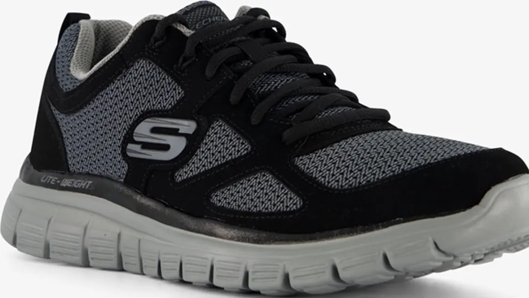 Skechers Burns Agoura Heren Sneakers - Zwart