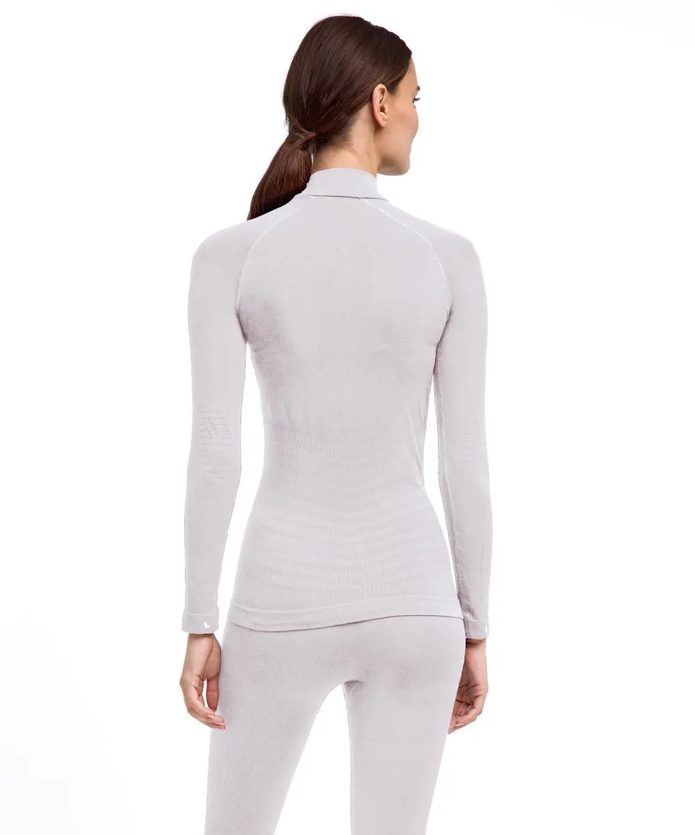 Falke Maximum Warm High Neck Dames Shirt - XL - Wit