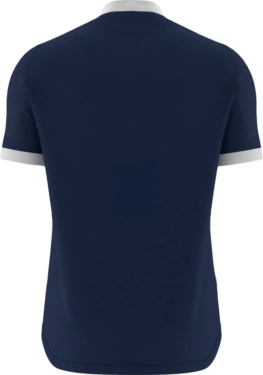 Macron Wyvern Eco Shirt Heren - M - Marine/Wit