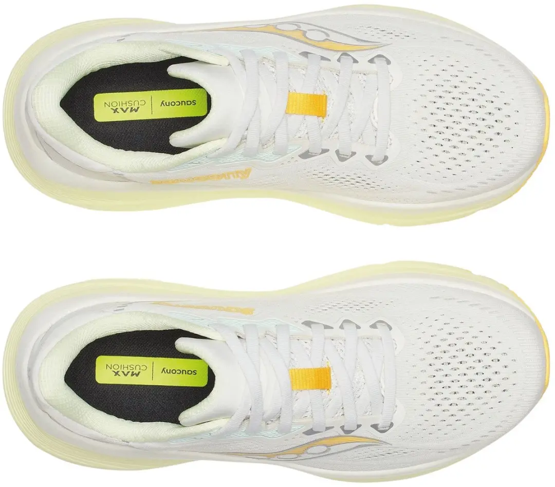 Saucony Guide 19 Hardloopschoenen Dames - 36 - Wit/Geel/Orange