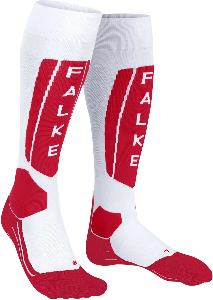 Falke SK5 Expert Heren Skisokken - Wit - Maat 42/43