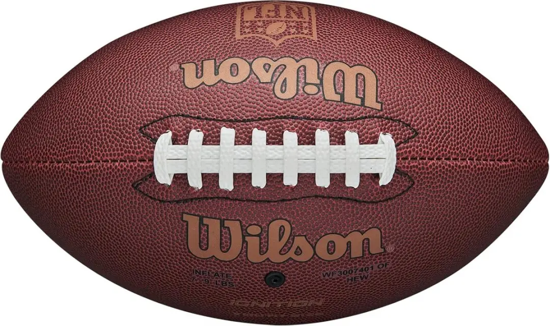 Wilson NFL Ignition Junior American Football - Bruin - 10-12 jaar