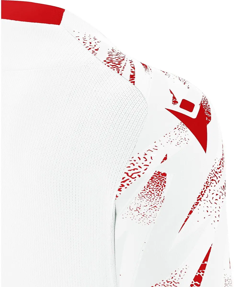 Macron Themis Eco Shirt Heren - Rood/Wit L