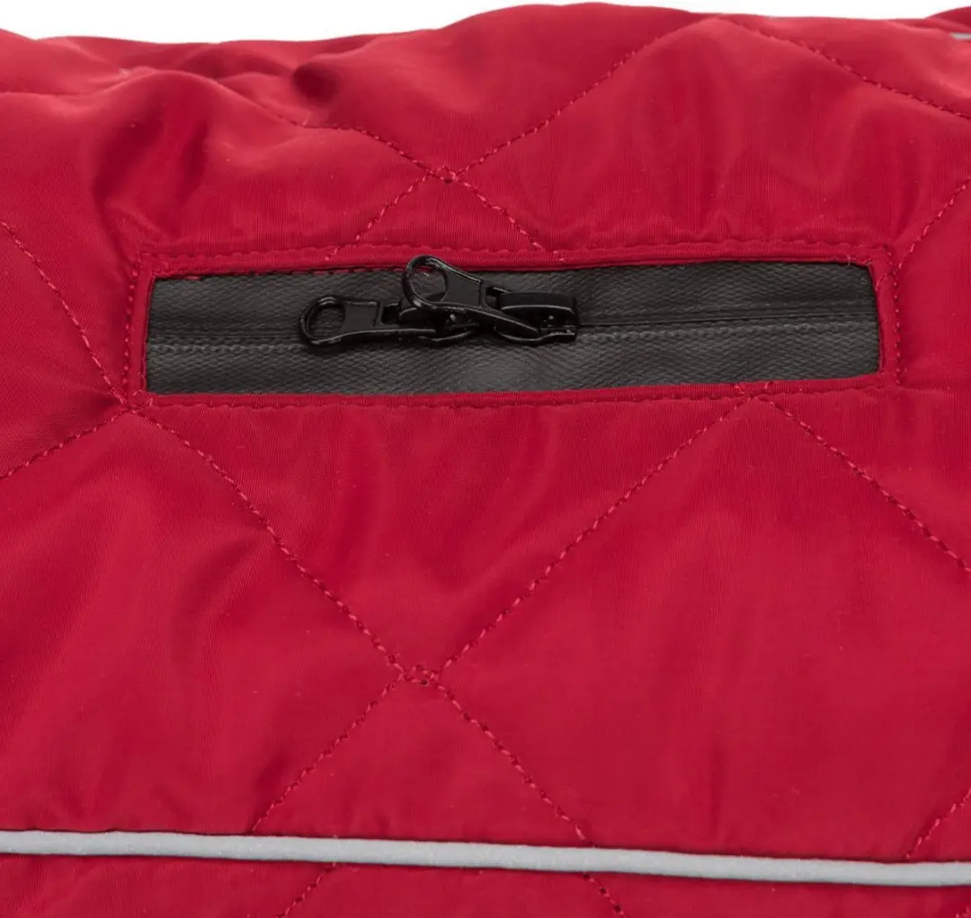 Trixie Minot Hondenjas - Rood 50cm - Gewatteerd Fleece