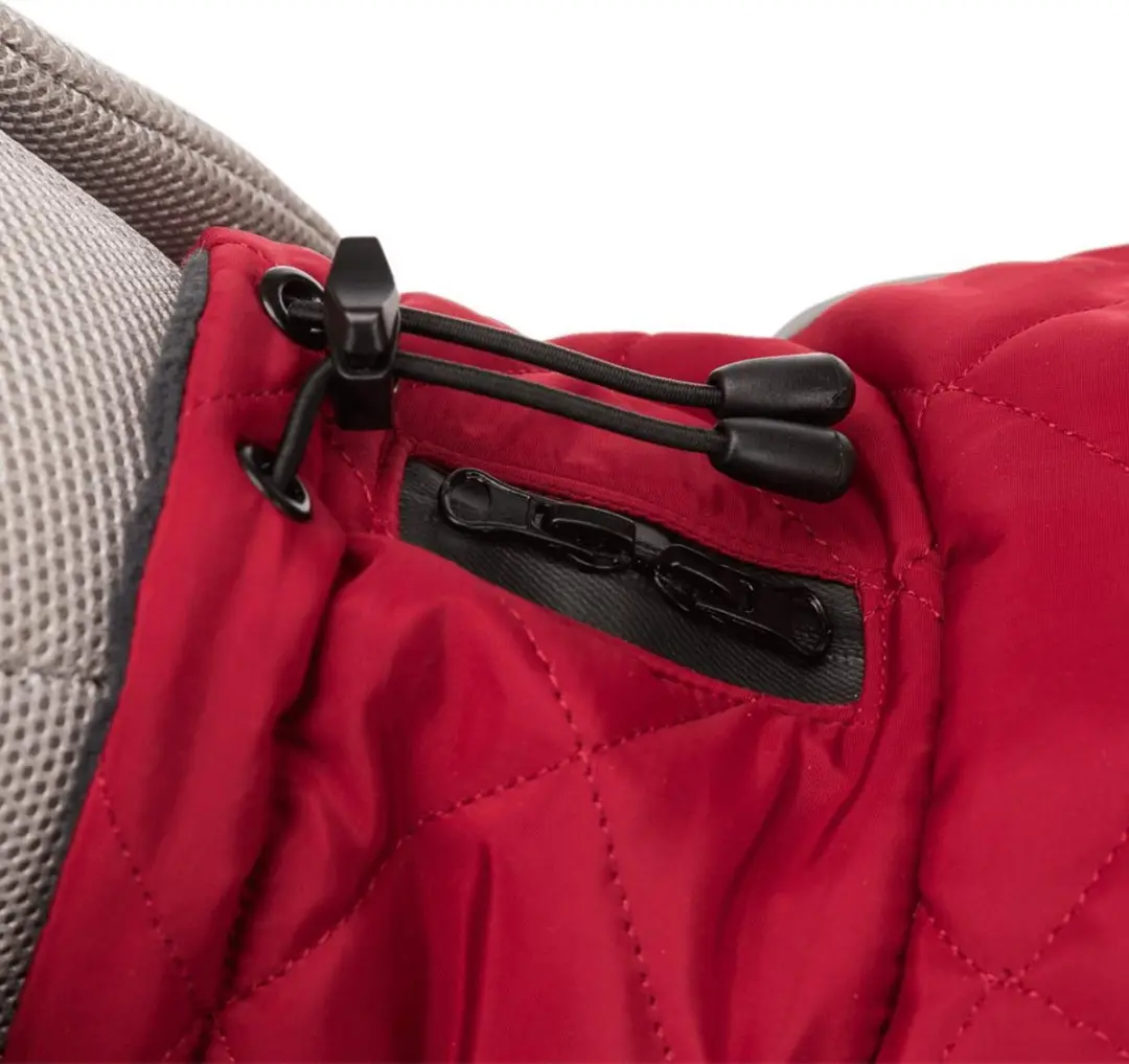 Trixie Minot Hondenjas - Rood 50cm - Gewatteerd Fleece