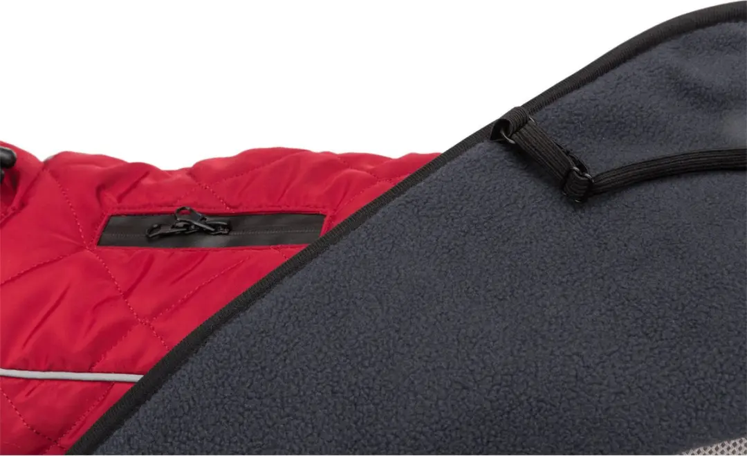 Trixie Minot Hondenjas - Rood 50cm - Gewatteerd Fleece