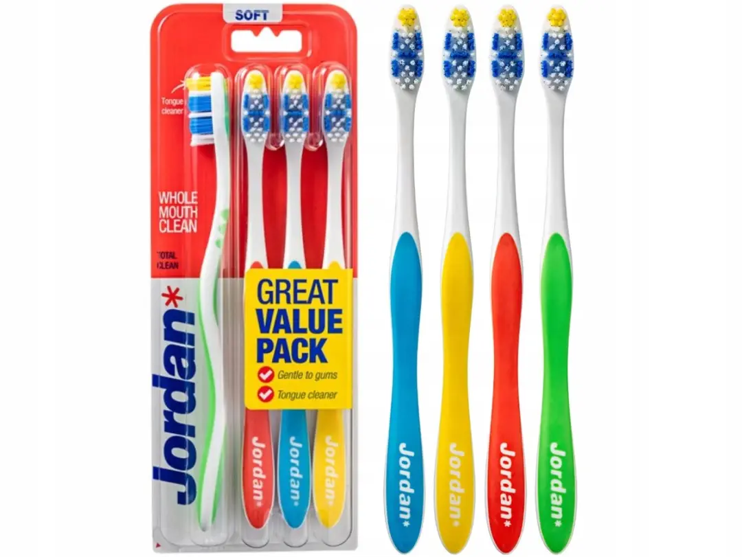 Jordan Total Clean Soft Handborstels - 20 Stuks