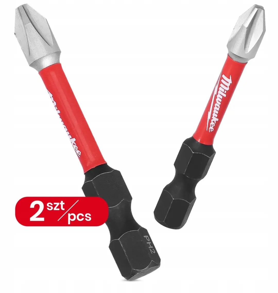 Milwaukee Impact Bit PH2 50mm - 2 Stuks