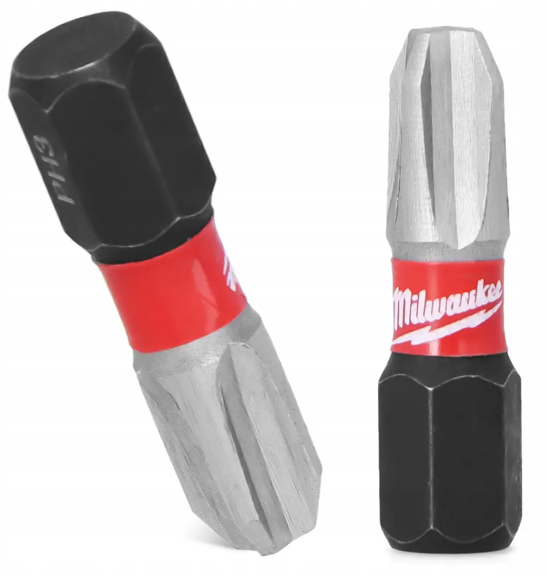 Milwaukee SHOCKWAVE PH3 Bit 25mm Magnetisch - 5 Stuks