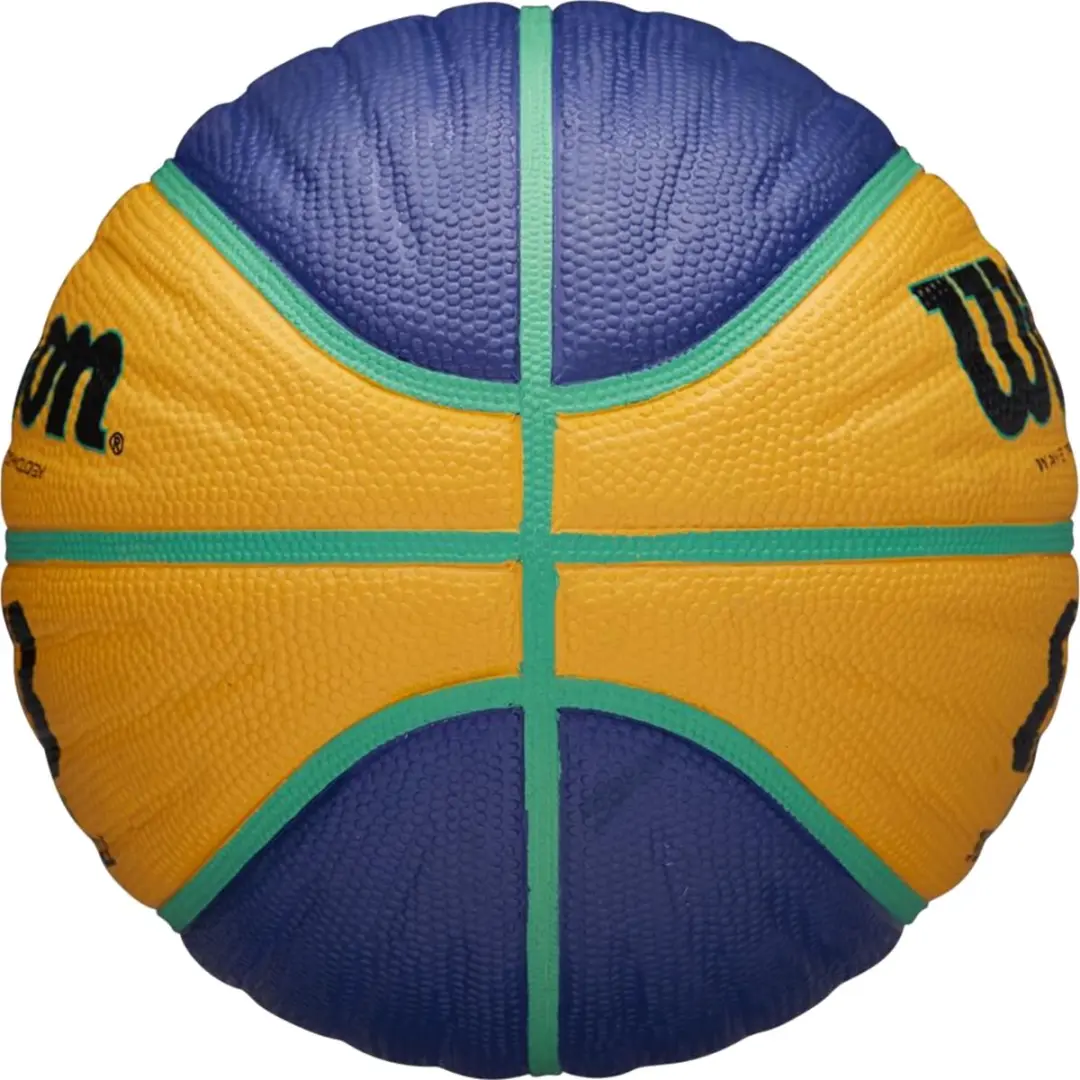 Wilson 3x3 FIBA Junior Basketbal Maat 5 - Blauw/Geel