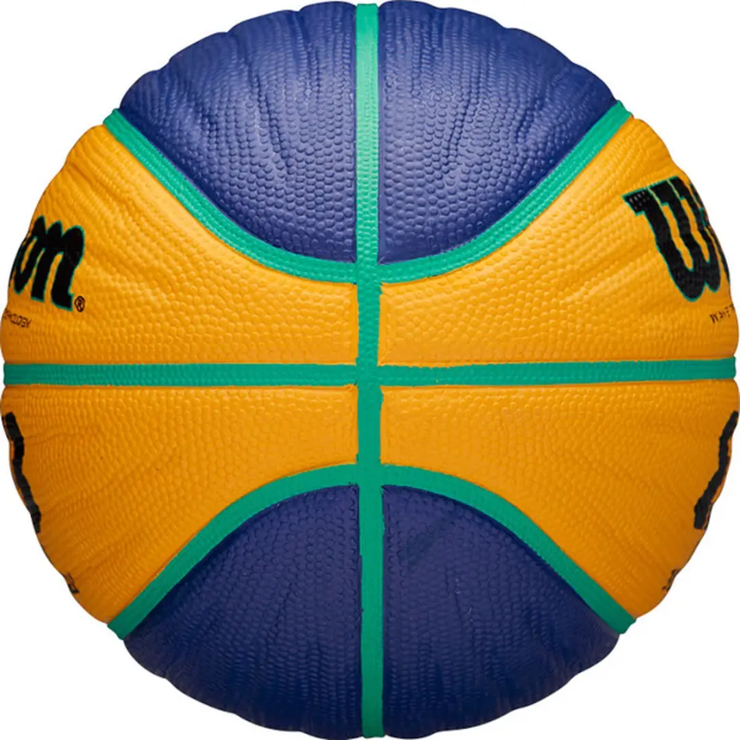 Wilson 3x3 FIBA Junior Basketbal Maat 5 - Blauw/Geel