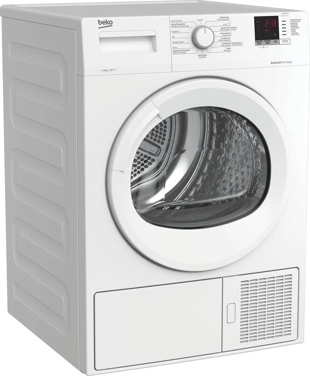 Beko DS8432TX0 Warmtepompdroger 8 kg - Wit