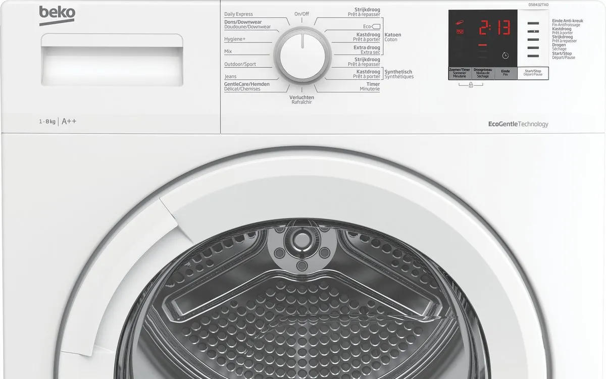 Beko DS8432TX0 Warmtepompdroger 8 kg - Wit