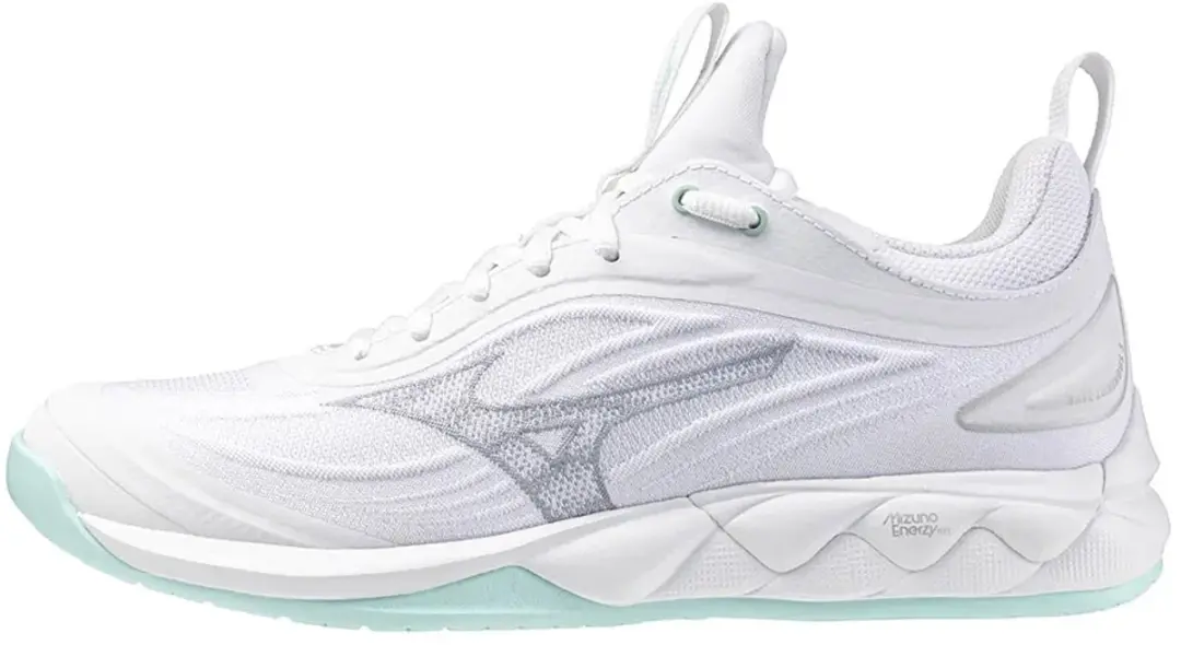 Mizuno Wave Luminous 3 Dames Sportschoenen - EU 38 - Wit/Blauw
