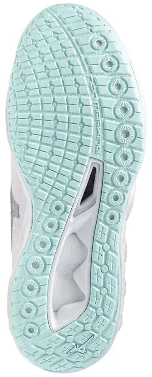 Mizuno Wave Luminous 3 Dames Sportschoenen - EU 38 - Wit/Blauw