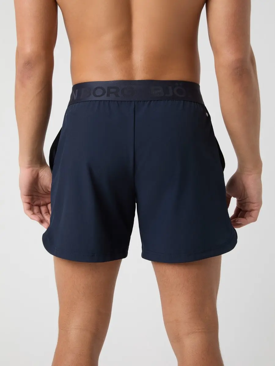 Björn Borg Korte Sportbroek Heren 6" - Donkerblauw - Maat M