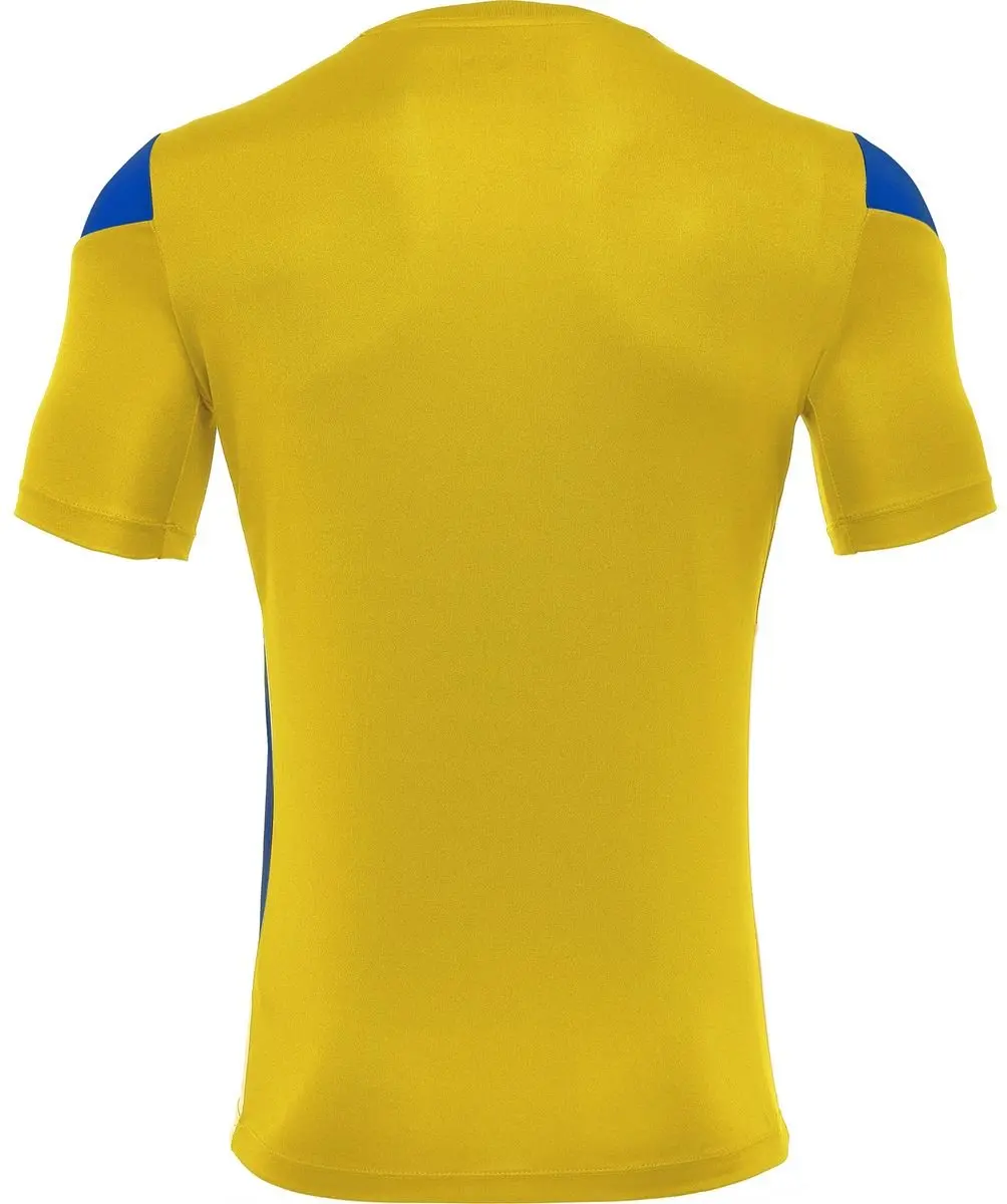 Macron Polis Shirt Korte Mouw Kinderen Geel - Maat 140