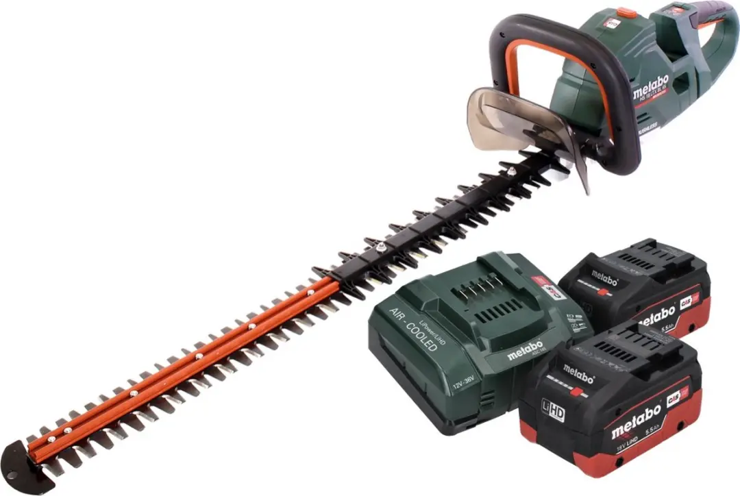 Metabo HS 18 LTX BL 75 Accu-Heggenschaar - 2x 5,5 Ah Accu - afbeelding 4 van 5