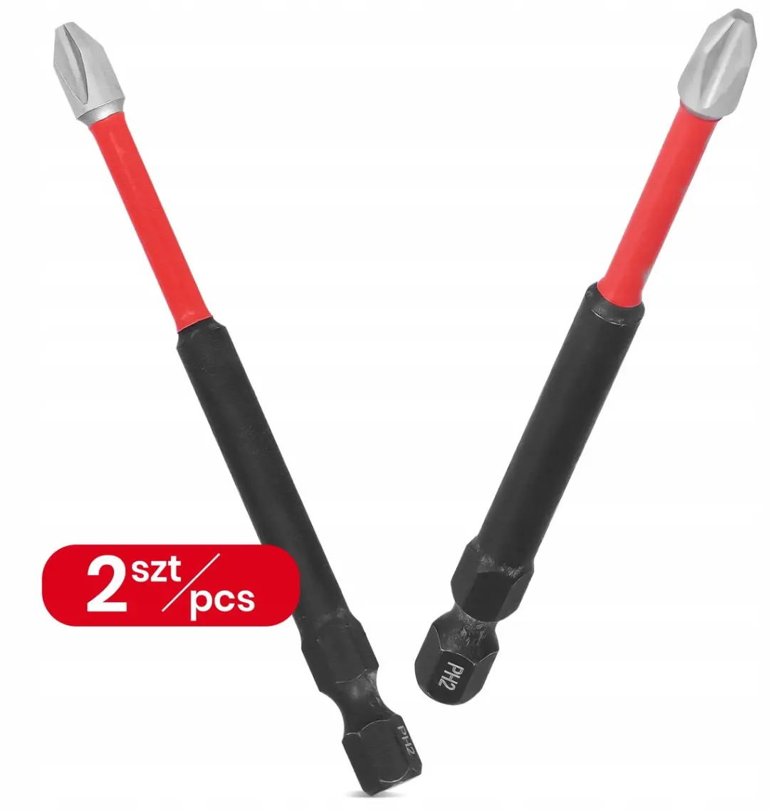 Milwaukee PH2 Slagbits 90mm Magnetisch - 2 Stuks