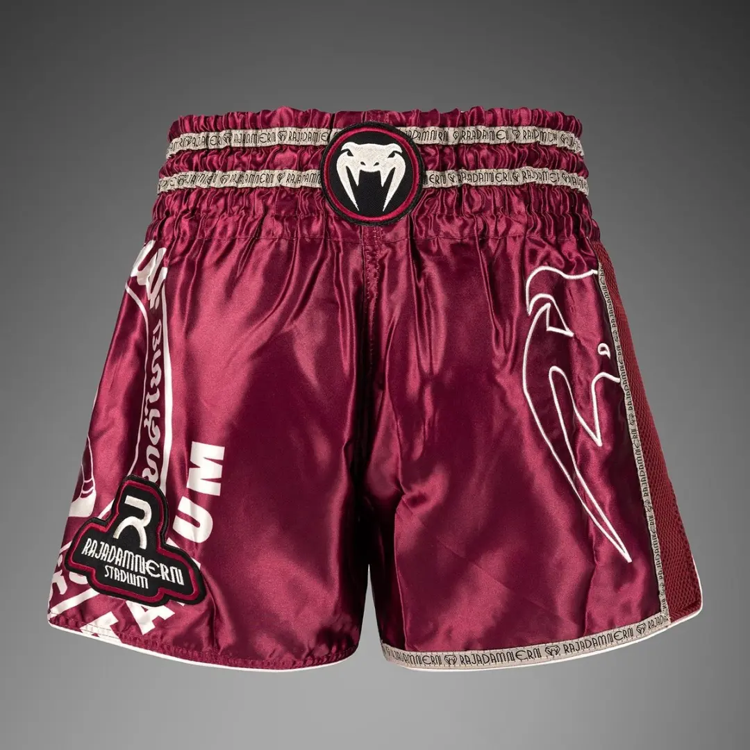 Venum x Rajadamnern Muay Thai Shorts Bordeauxrood XS