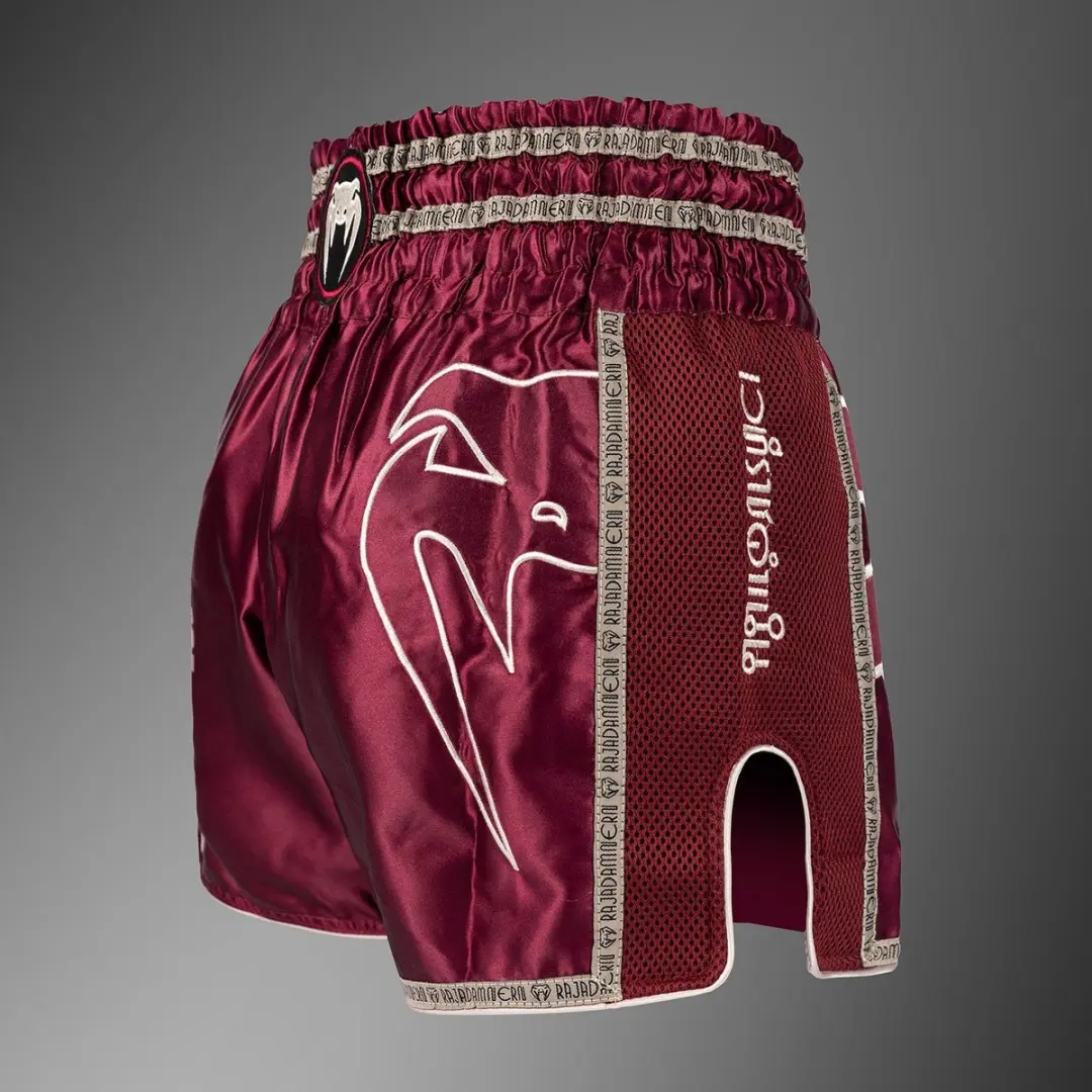 Venum x Rajadamnern Muay Thai Shorts Bordeauxrood XS