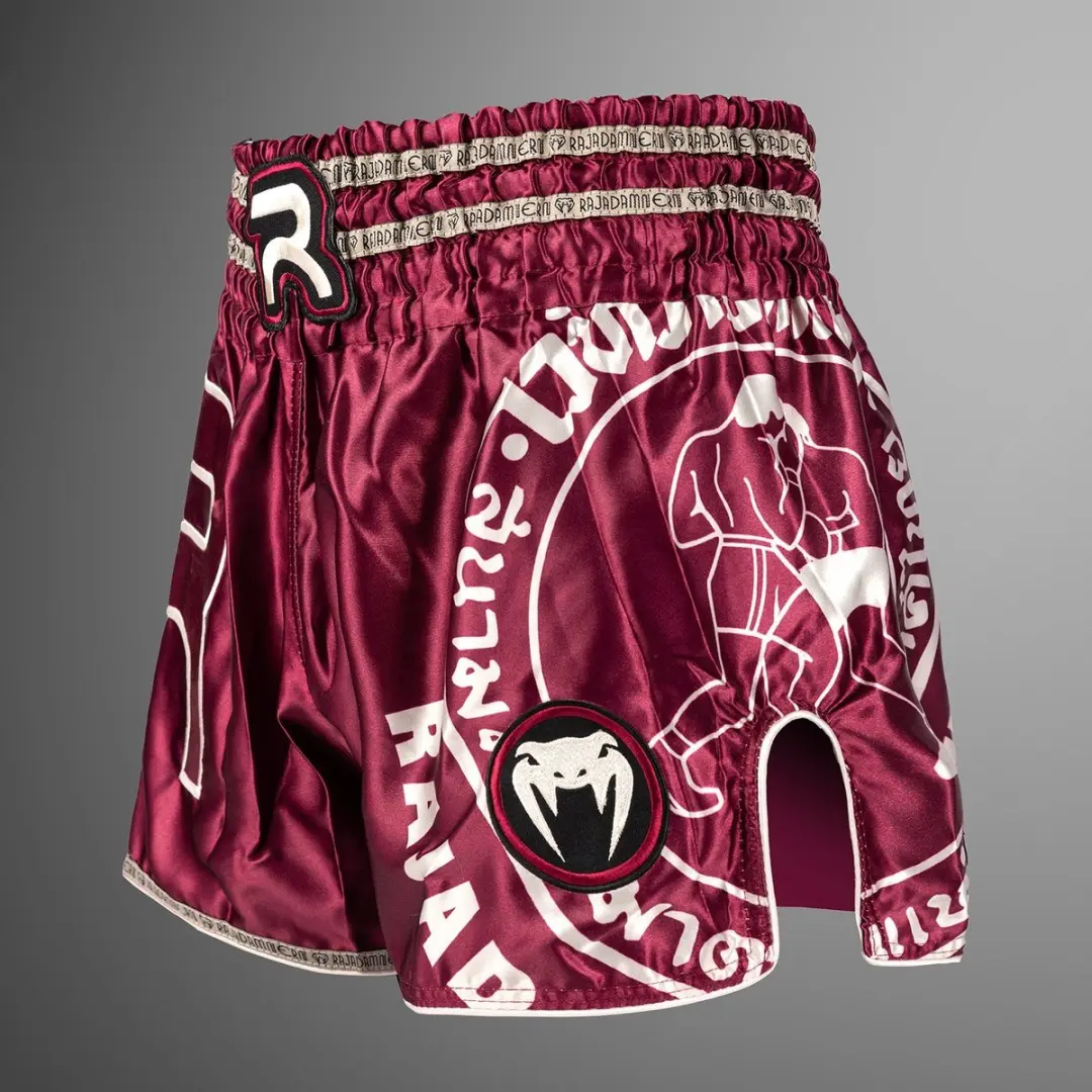 Venum x Rajadamnern Muay Thai Shorts Bordeauxrood XS