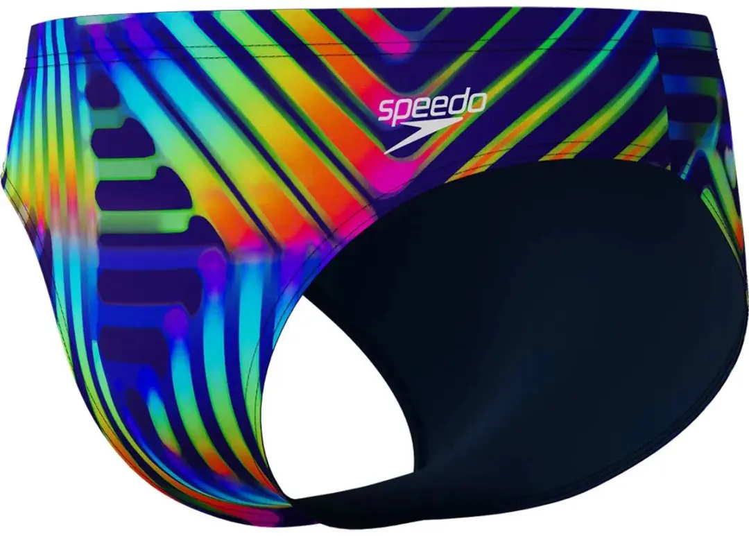 Speedo Allover Digital Zwemslip 8cm - UK 30 - Blauw