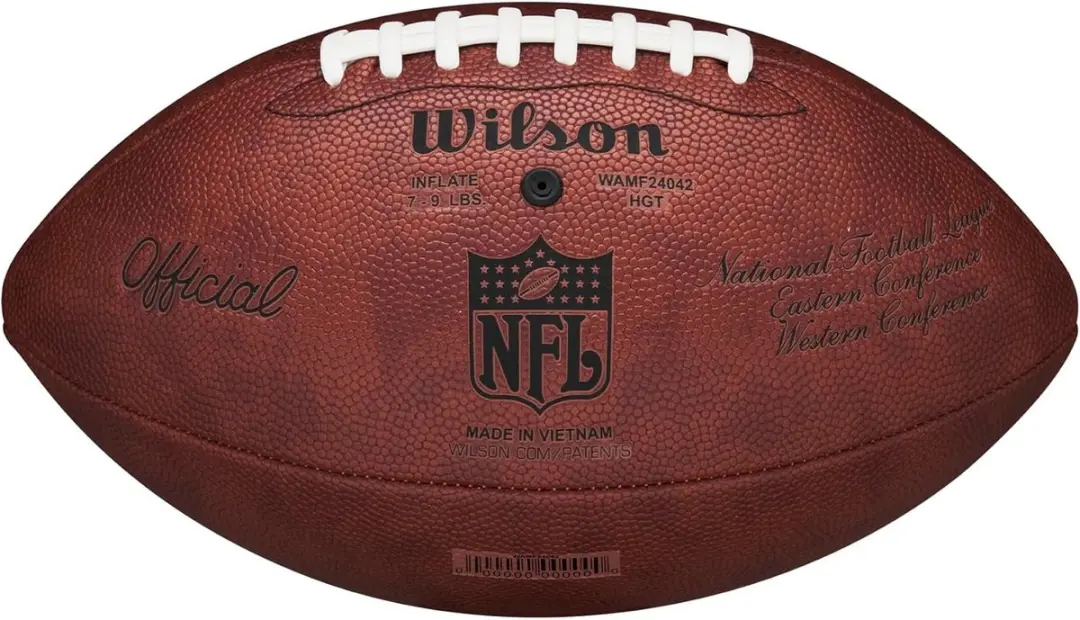 Wilson NFL Duke Throwback Composiet Leer Voetbal - Bruin