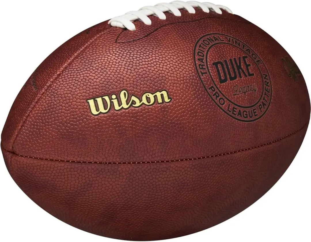 Wilson NFL Duke Throwback Composiet Leer Voetbal - Bruin
