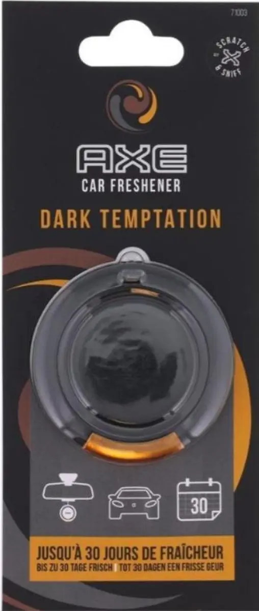 Axe Dark Temptation Auto Luchtverfrisser 2 Stuks