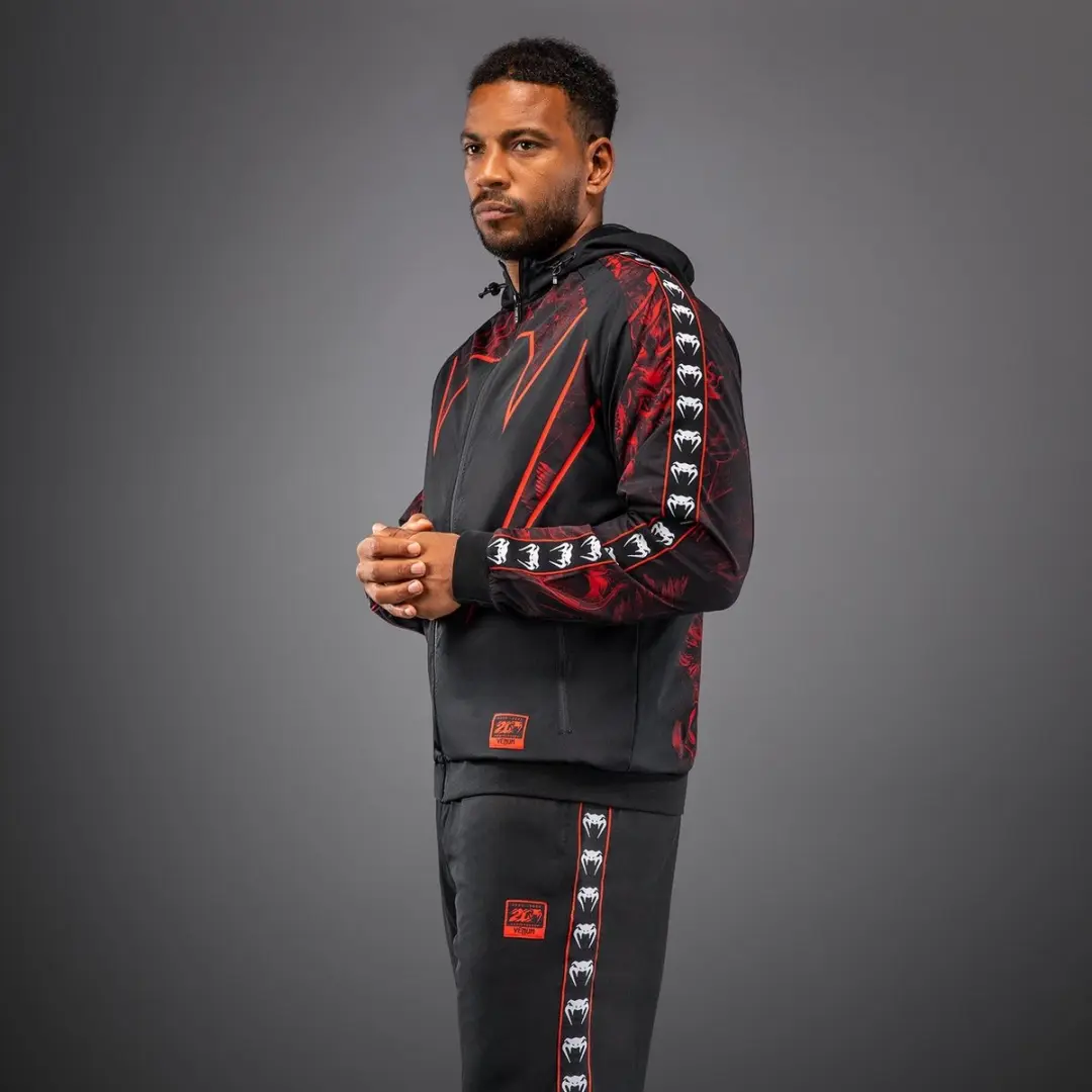 Venum 20th Anniversary Track Jacket - Zwart/Rood VENUM-06106-100