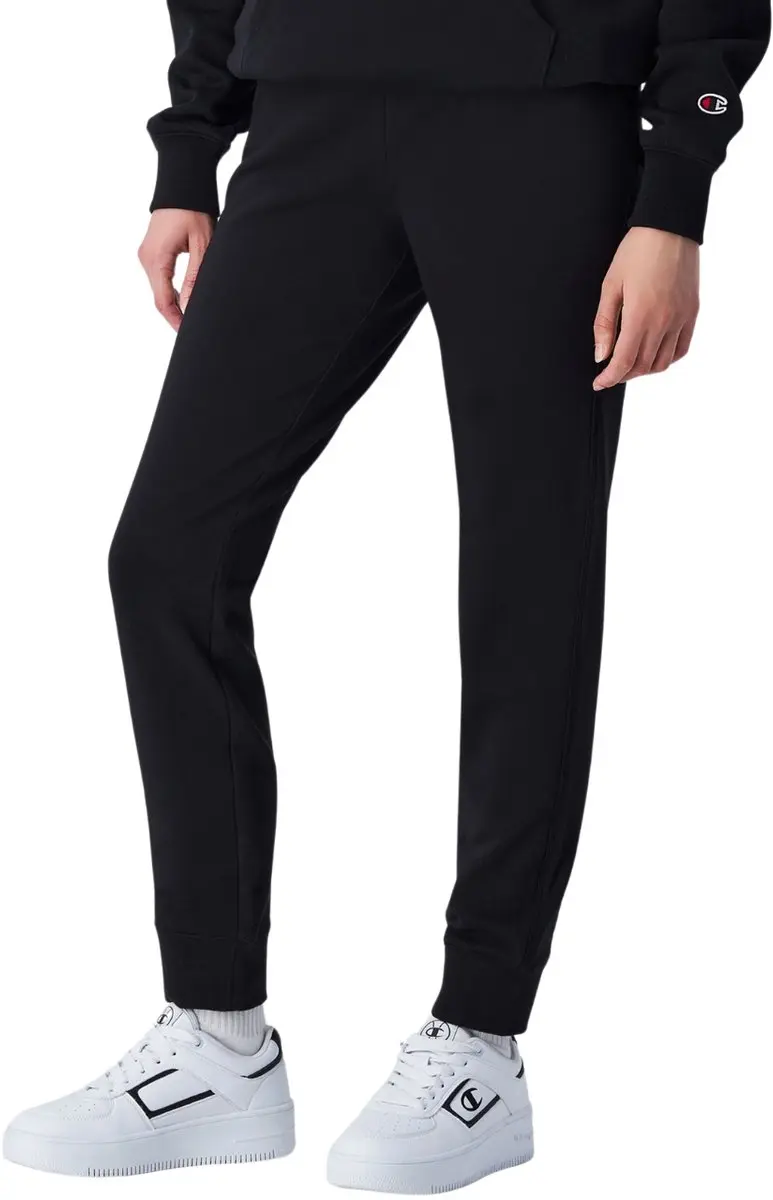 Champion Dames Joggingbroek Rib Cuff Zwart