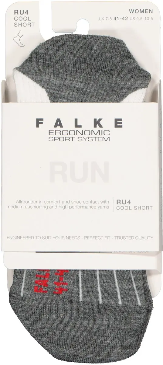 Falke RU4 Endurance Cool Short Sportsokken Dames - 35/36 - Wit