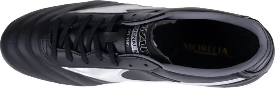 Mizuno Morelia II Pro Voetbalschoenen FG 40.5 - Zwart/Zilver