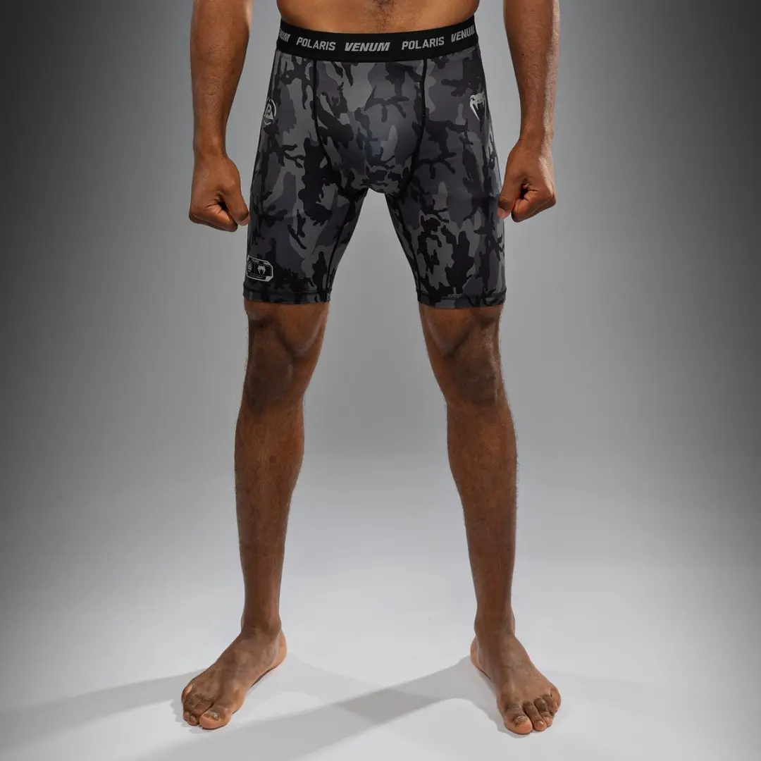 Venum Vale Tudo Short Zwart Camo Stormgrijs - XXL