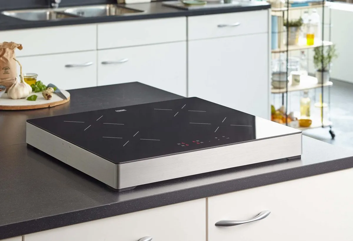 Etna KIV164RVS Inductiekookplaat 4 Zones - 3,7kW - Zwart Glas