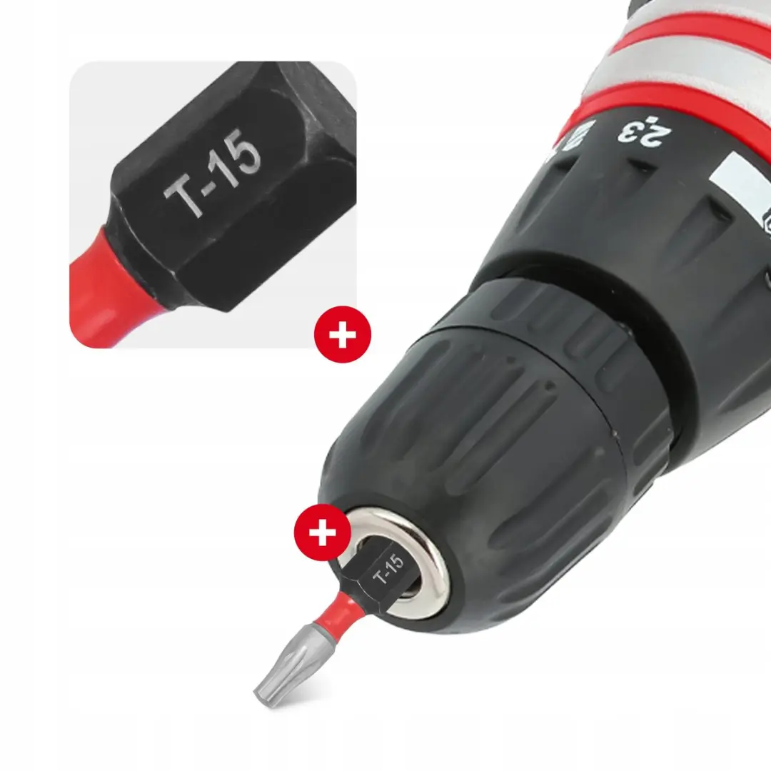 Milwaukee Impact Bit TX15 Magnetisch 25mm - 3 Stuks