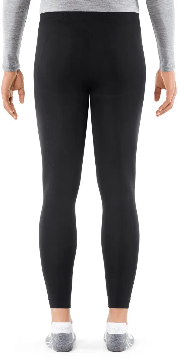Falke Warm Long Tights Heren - S - Zwart
