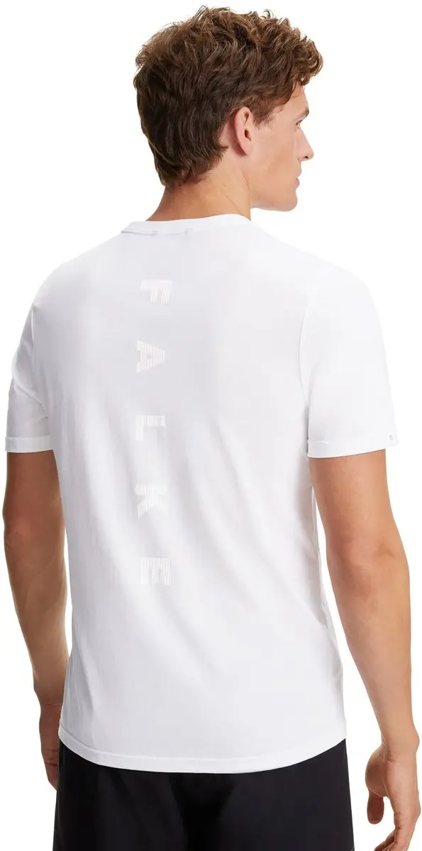 Falke CORE Logo Round Neck Shirt Heren - Wit - S