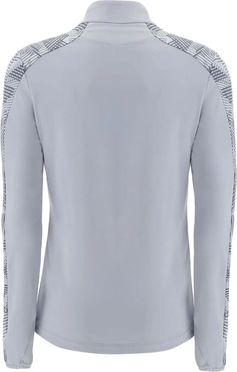 Macron Excellence Dora Ziptop Dames - Zilver/Antraciet S