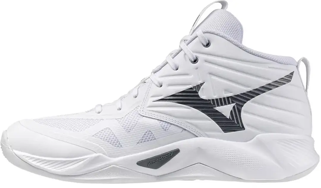 Mizuno Wave Momentum Pro Mid Indoor Schoenen 40 - Wit/Grijs/Zwart