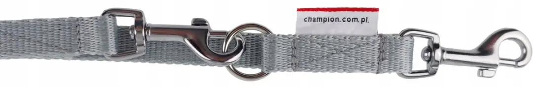 Champion Verstelbare Hondenlijn 225cm - Grijs