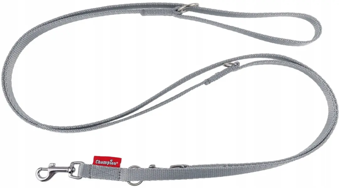 Champion Verstelbare Hondenlijn 225cm - Grijs