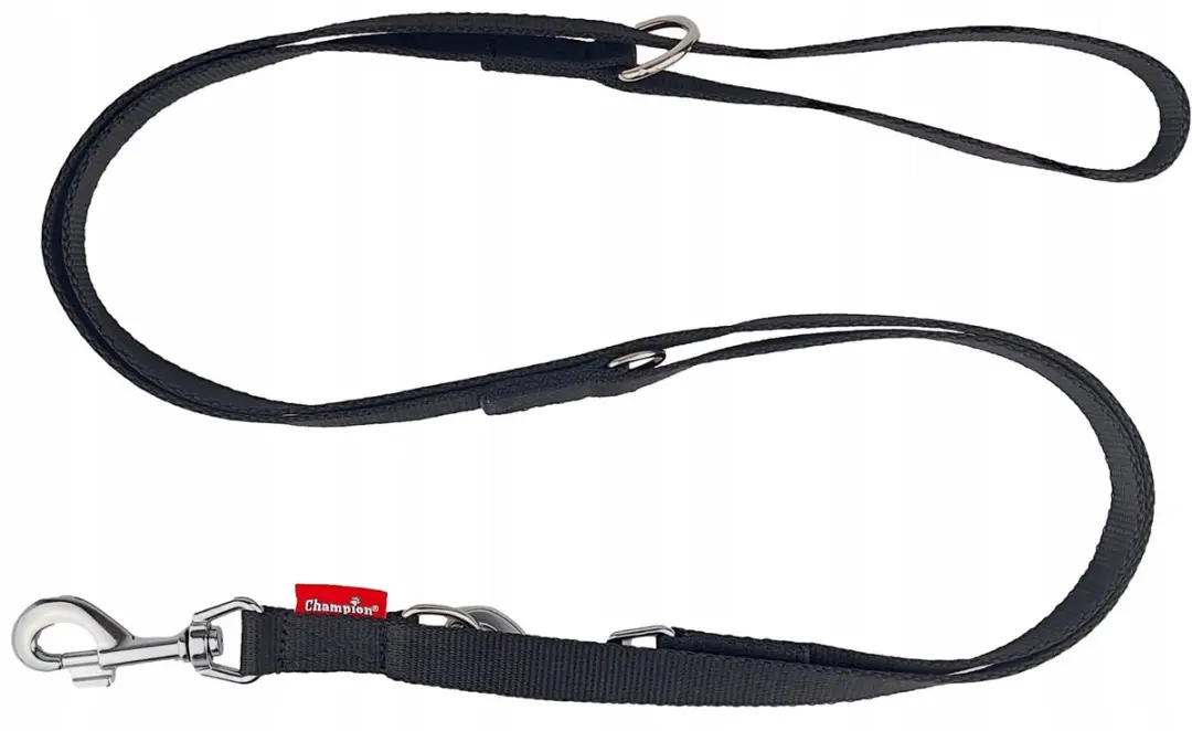 Champion Hondenlijn Verstelbaar 225cm - Zwart