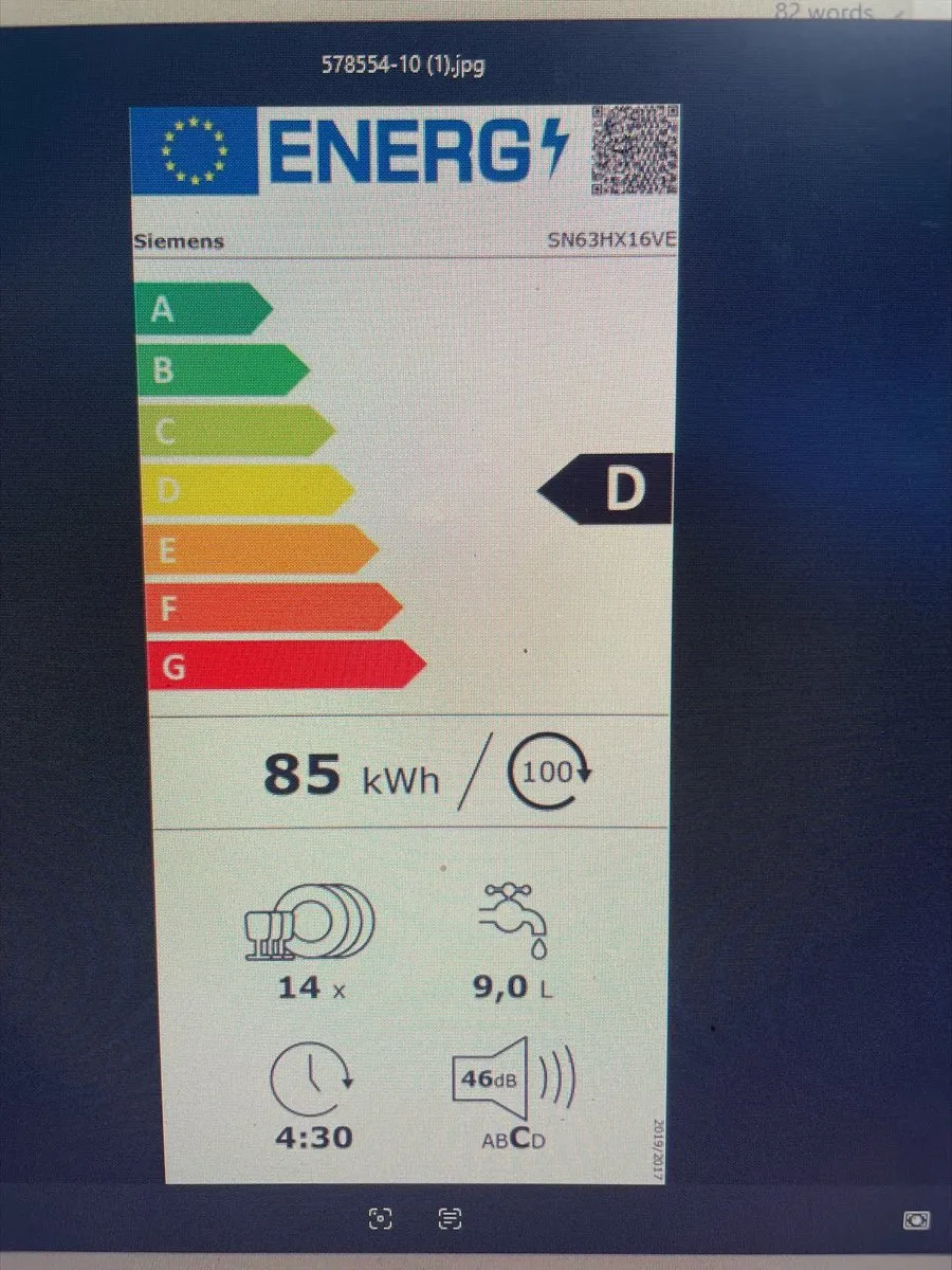 Siemens SN63HX16VE Inbouwvaatwasser - 14 Couverts