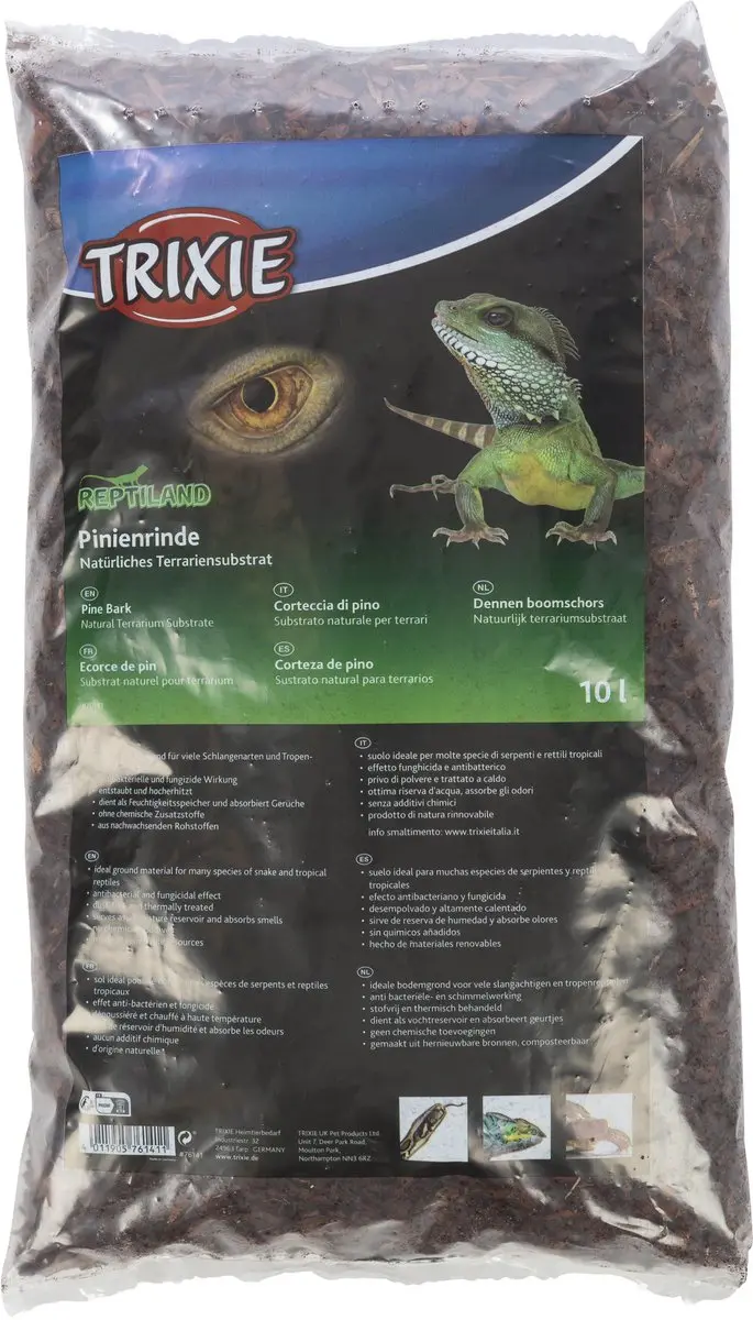 Trixie Reptiland Pijnboomschors Terrariumsubstraat 10L