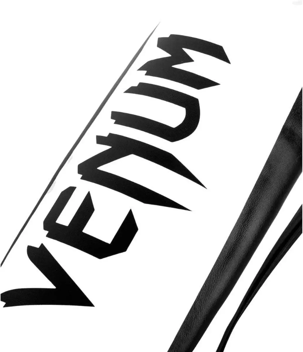 Venum Elite Kickboks Scheenbeschermers M - Wit/Zwart