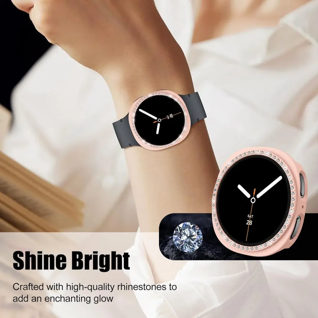 Bala Bling Telefoonhoesje Samsung Galaxy Watch 8 - Roze zand