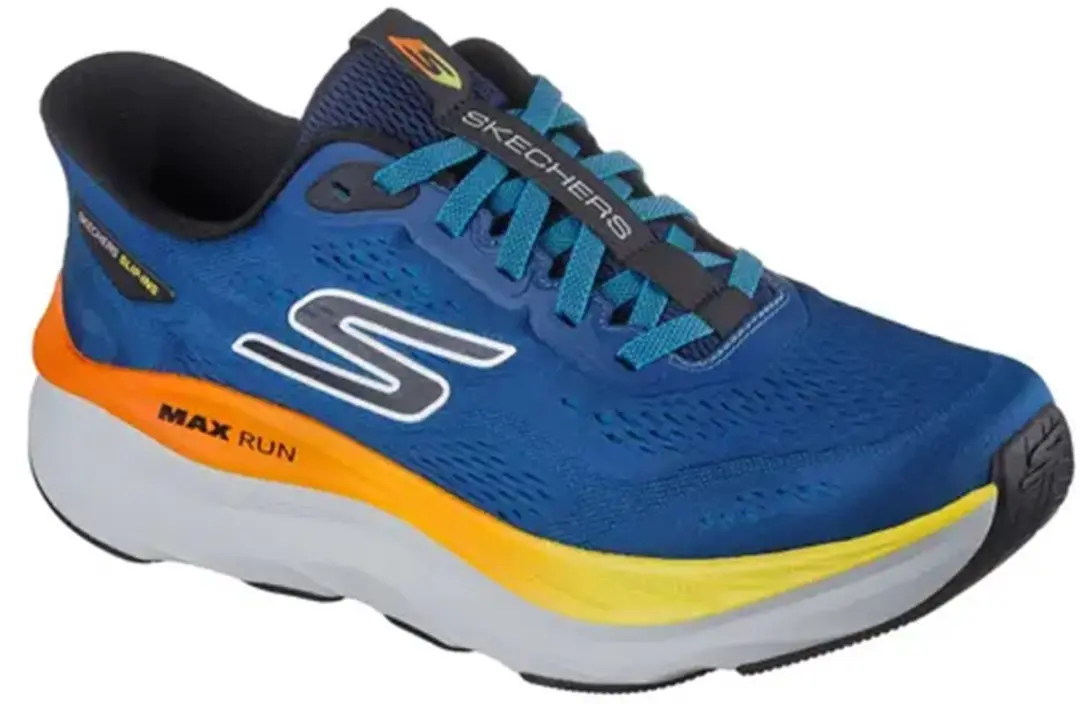 Skechers Max Run Herensneakers 221000-NVMT - Blauw - 43