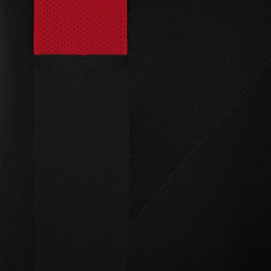 Macron Alya Shirt Dames Korte Mouw - XXL - Zwart/Rood